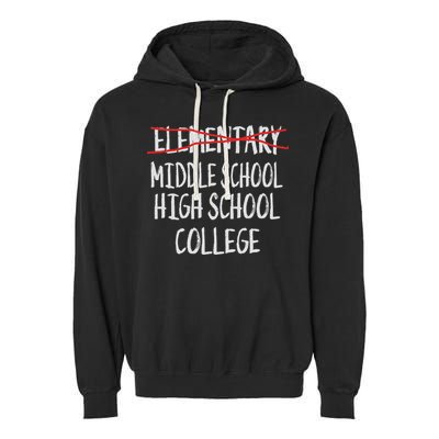 2025 Funny Elementary School Graduation 6th Grade Graduation Garment-Dyed Fleece Hoodie