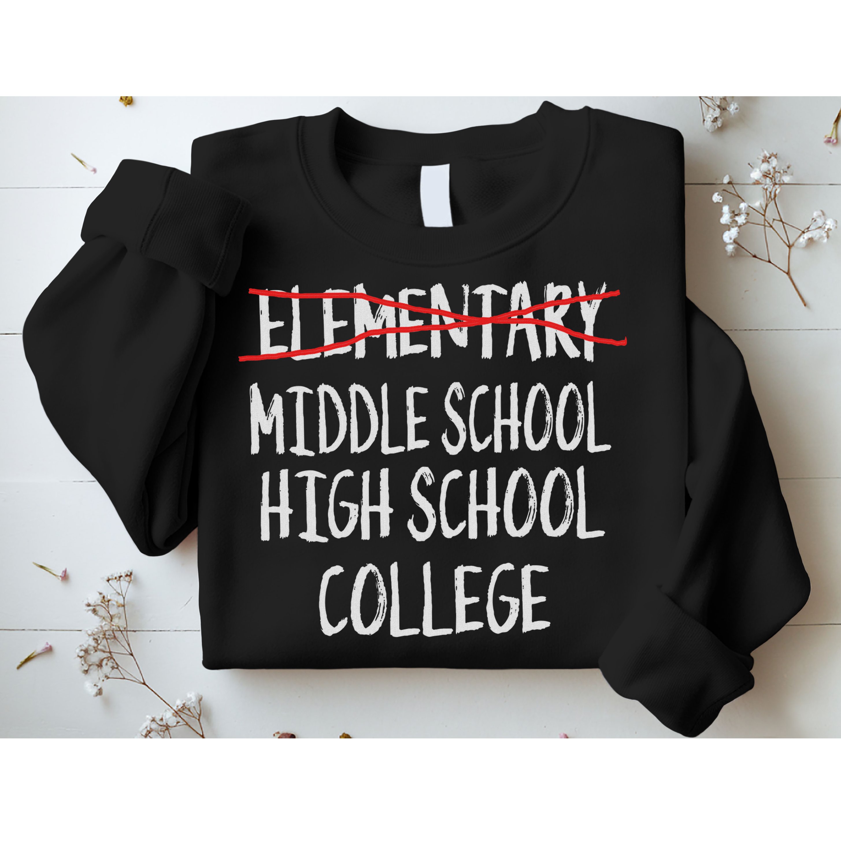 2025 Funny Elementary School Graduation 6th Grade Graduation Sweatshirt