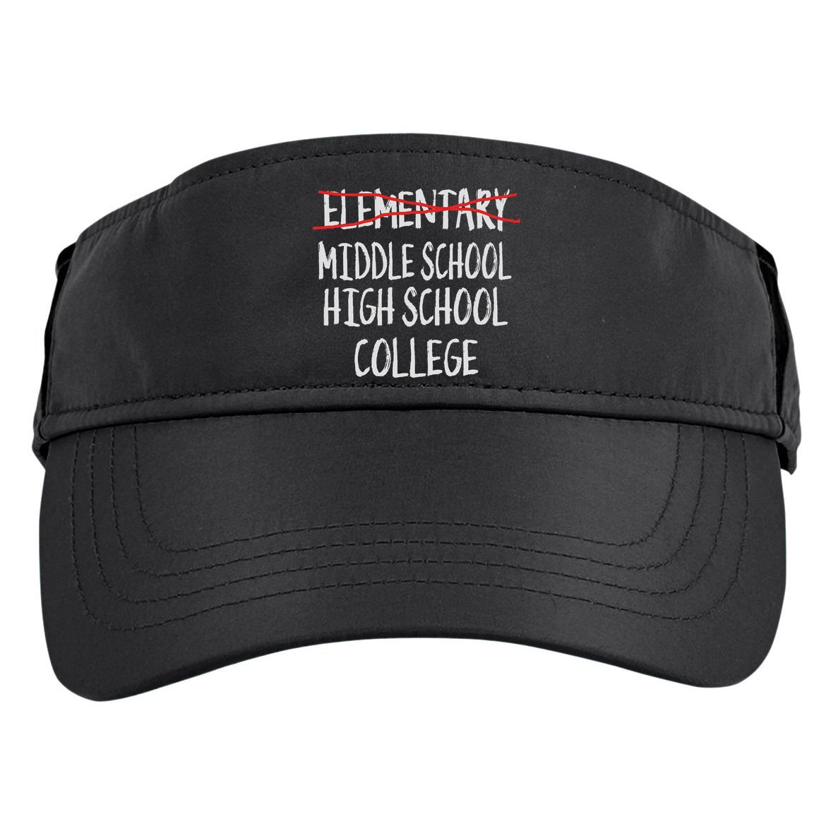 2025 Funny Elementary School Graduation 6th Grade Graduation Adult Drive Performance Visor