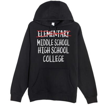 2025 Funny Elementary School Graduation 6th Grade Graduation Premium Pullover Hoodie