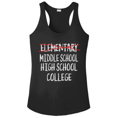 2025 Funny Elementary School Graduation 6th Grade Graduation Ladies PosiCharge Competitor Racerback Tank
