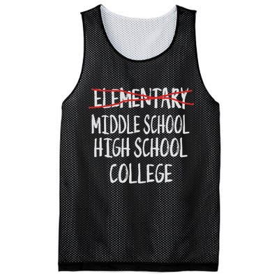 2025 Funny Elementary School Graduation 6th Grade Graduation Mesh Reversible Basketball Jersey Tank
