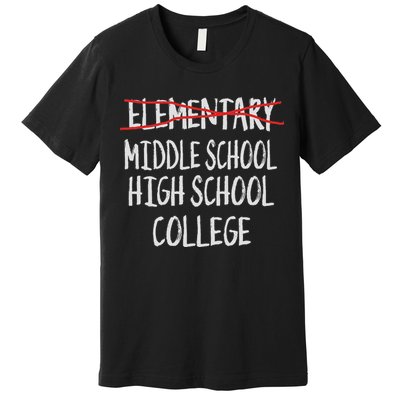 2025 Funny Elementary School Graduation 6th Grade Graduation Premium T-Shirt