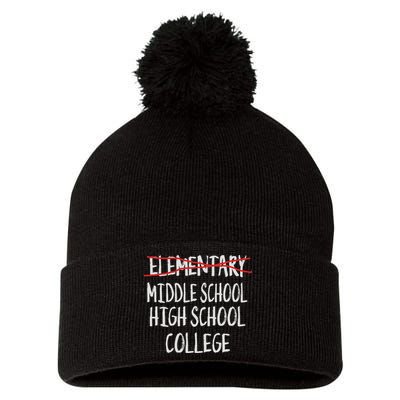 2025 Funny Elementary School Graduation 6th Grade Graduation Pom Pom 12in Knit Beanie