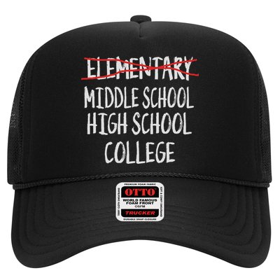 2025 Funny Elementary School Graduation 6th Grade Graduation Trucker Hat