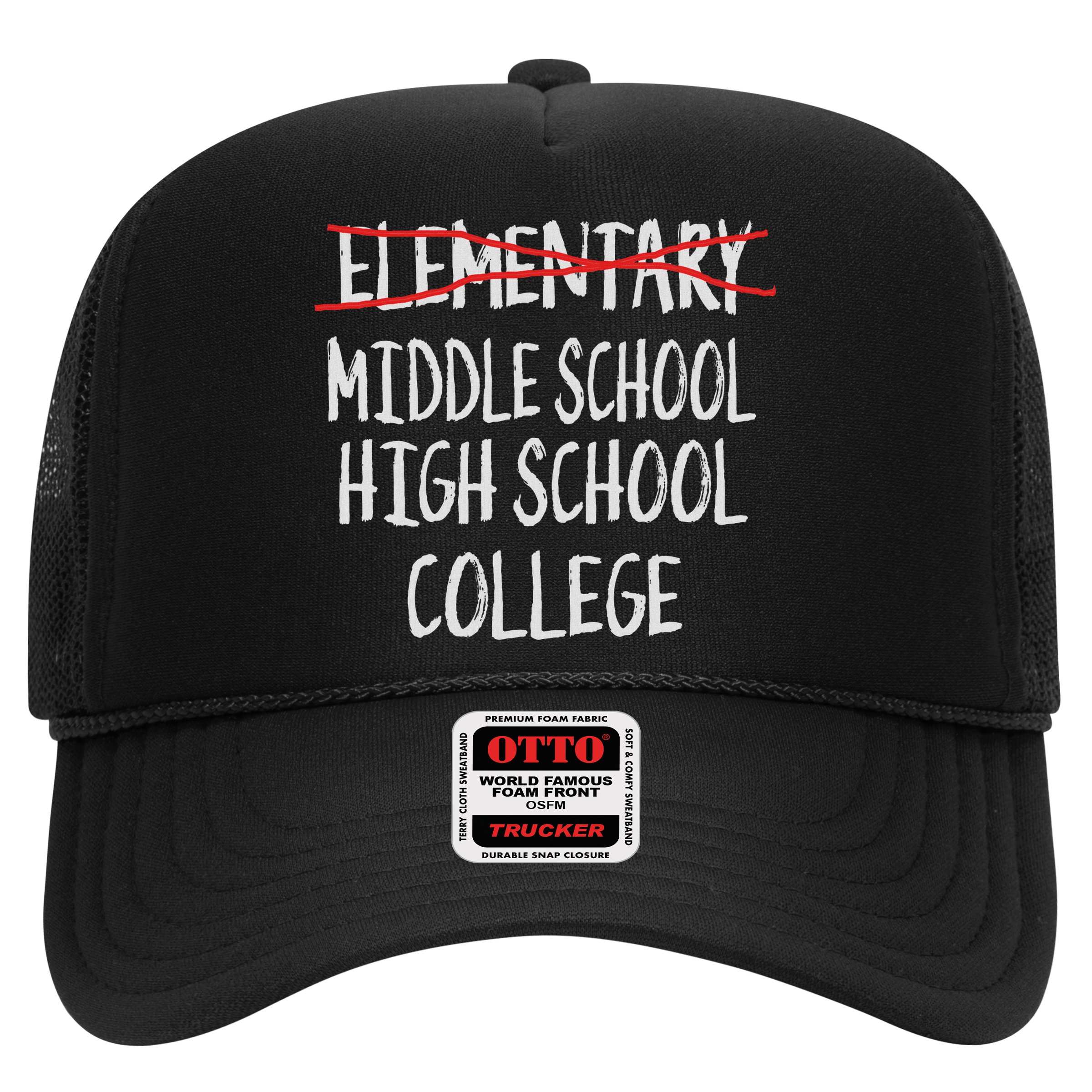 2025 Funny Elementary School Graduation 6th Grade Graduation Hat