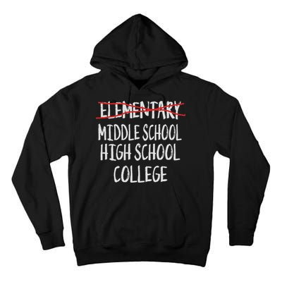 2025 Funny Elementary School Graduation 6th Grade Graduation Tall Hoodie