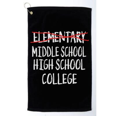 2025 Funny Elementary School Graduation 6th Grade Graduation Golf Towel