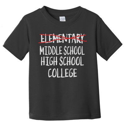 2025 Funny Elementary School Graduation 6th Grade Graduation Toddler T-Shirt