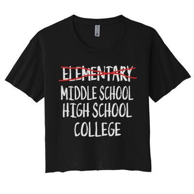 2025 Funny Elementary School Graduation 6th Grade Graduation Crop Top