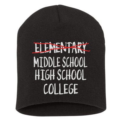 2025 Funny Elementary School Graduation 6th Grade Graduation Short Acrylic Beanie