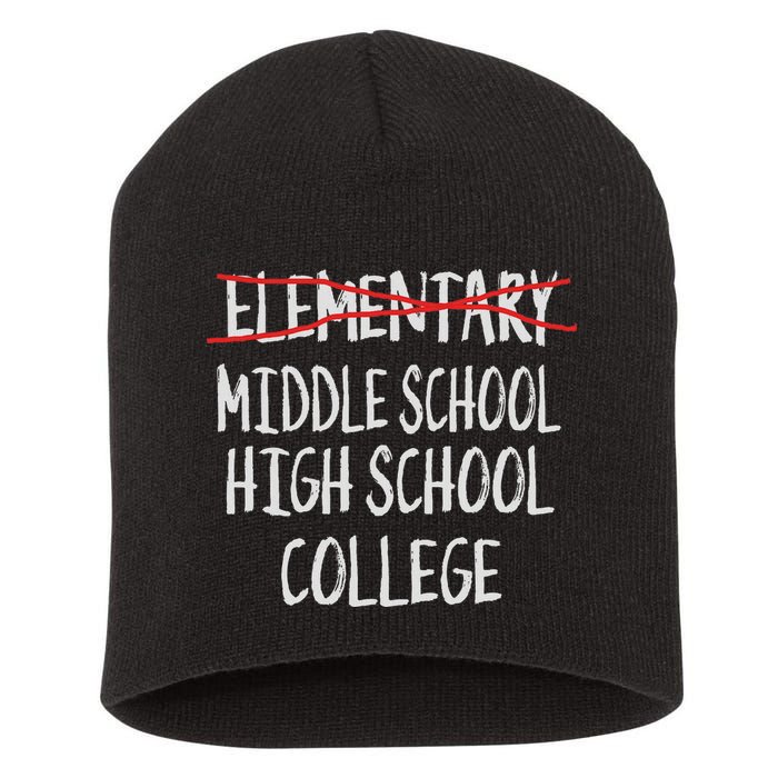 2025 Funny Elementary School Graduation 6th Grade Graduation Short Acrylic Beanie