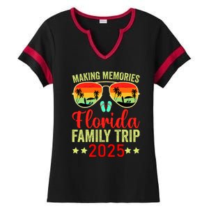 2025 Florida Family Trip Vacation Ladies Halftime Notch Neck Tee