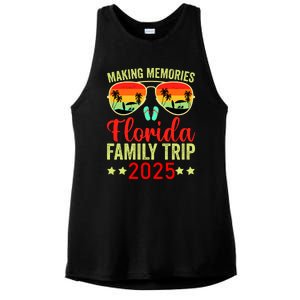 2025 Florida Family Trip Vacation Ladies PosiCharge Tri-Blend Wicking Tank