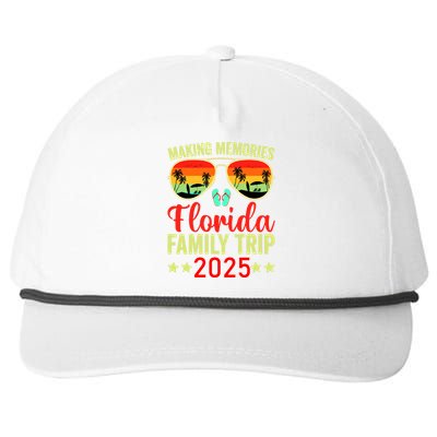 2025 Florida Family Trip Vacation Snapback Five-Panel Rope Hat