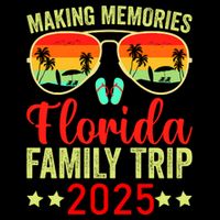 2025 Florida Family Trip Vacation 7-Panel Snapback Hat