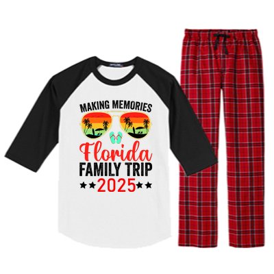 2025 Florida Family Trip Vacation Raglan Sleeve Pajama Set