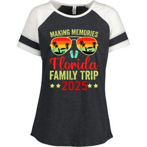 2025 Florida Family Trip Vacation Enza Ladies Jersey Colorblock Tee