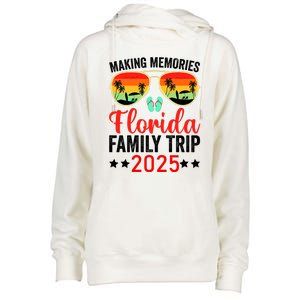 2025 Florida Family Trip Vacation Womens Funnel Neck Pullover Hood