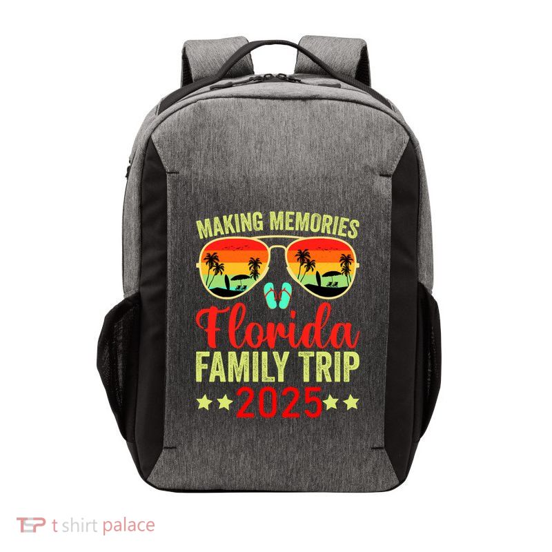 2025 Florida Family Trip Vacation Vector Backpack