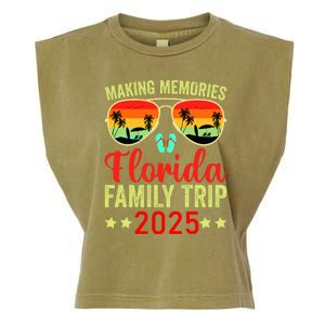 2025 Florida Family Trip Vacation Garment-Dyed Women's Muscle Tee