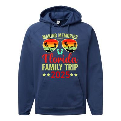 2025 Florida Family Trip Vacation Performance Fleece Hoodie