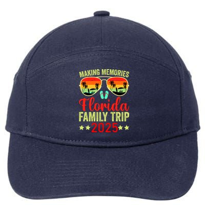 2025 Florida Family Trip Vacation 7-Panel Snapback Hat