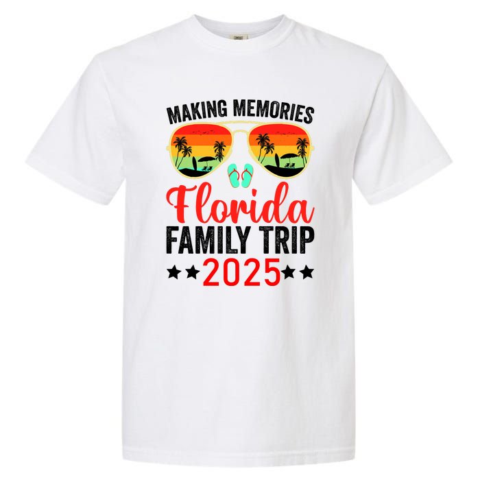 2025 Florida Family Trip Vacation Garment-Dyed Heavyweight T-Shirt