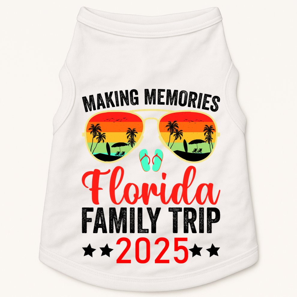 2025 Florida Family Trip Vacation Doggie Tank