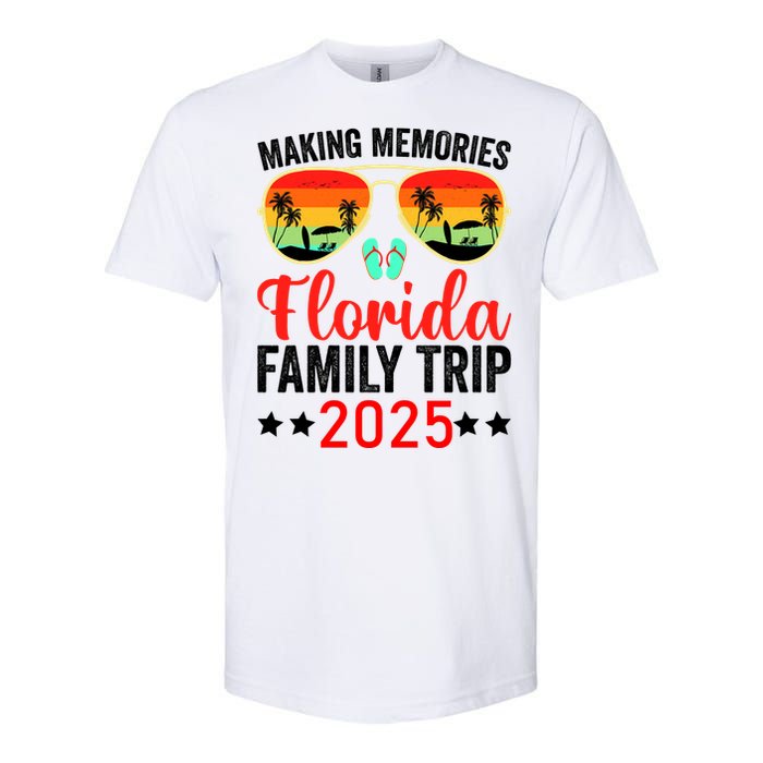 2025 Florida Family Trip Vacation Softstyle CVC T-Shirt