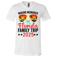 2025 Florida Family Trip Vacation V-Neck T-Shirt