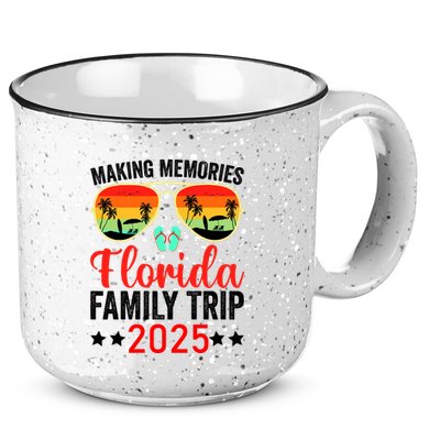 2025 Florida Family Trip Vacation 15oz Campfire Ceramic Mug
