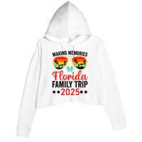 2025 Florida Family Trip Vacation Crop Fleece Hoodie