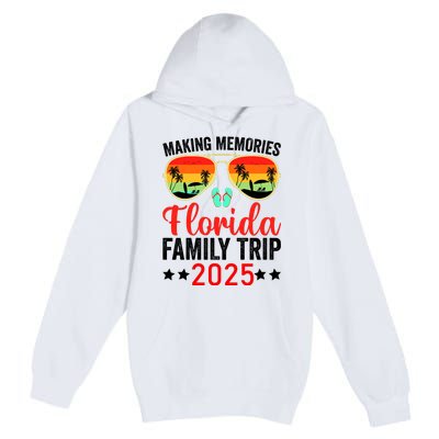 2025 Florida Family Trip Vacation Premium Pullover Hoodie