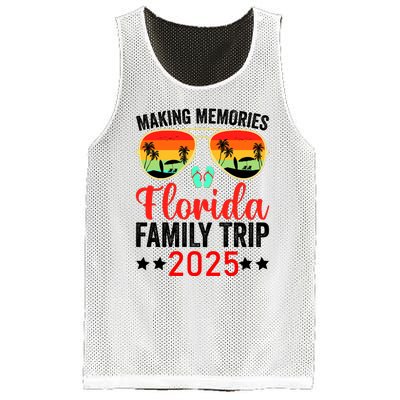 2025 Florida Family Trip Vacation Mesh Reversible Basketball Jersey Tank