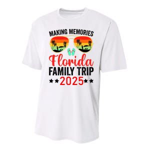 2025 Florida Family Trip Vacation Performance Sprint T-Shirt