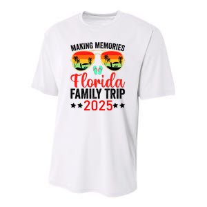 2025 Florida Family Trip Vacation Youth Performance Sprint T-Shirt