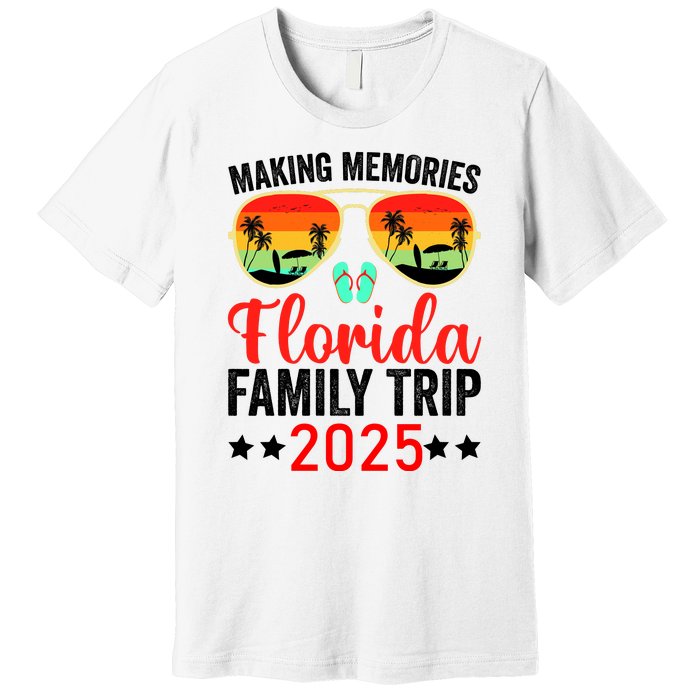 2025 Florida Family Trip Vacation Premium T-Shirt