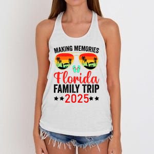 2025 Florida Family Trip Vacation Women's Knotted Racerback Tank