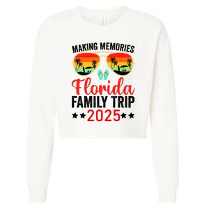 2025 Florida Family Trip Vacation Cropped Pullover Crew