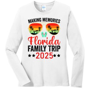 2025 Florida Family Trip Vacation Ladies Long Sleeve Shirt