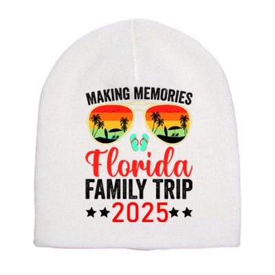 2025 Florida Family Trip Vacation Short Acrylic Beanie