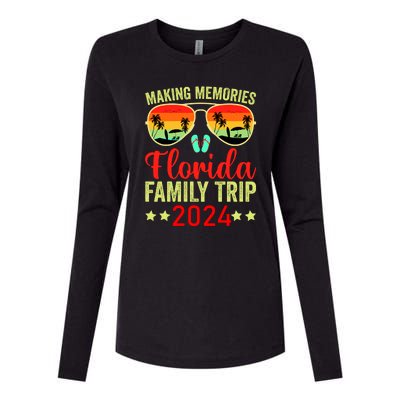 2024 Florida Family Trip Vacation Womens Cotton Relaxed Long Sleeve T-Shirt