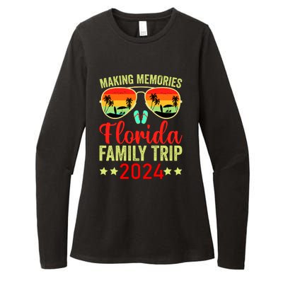 2024 Florida Family Trip Vacation Womens CVC Long Sleeve Shirt