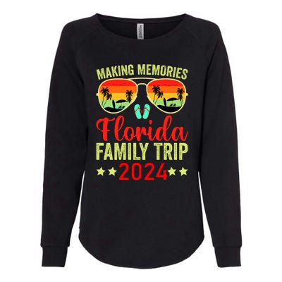 2024 Florida Family Trip Vacation Womens California Wash Sweatshirt