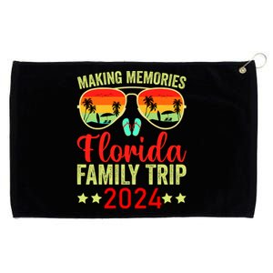 2024 Florida Family Trip Vacation Grommeted Golf Towel