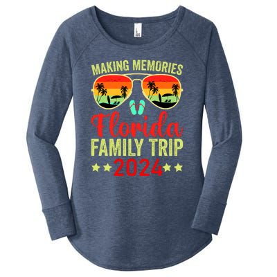 2024 Florida Family Trip Vacation Women's Perfect Tri Tunic Long Sleeve Shirt