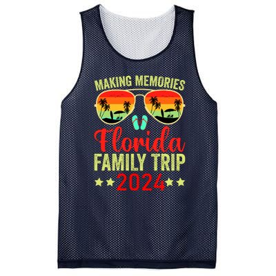 2024 Florida Family Trip Vacation Mesh Reversible Basketball Jersey Tank