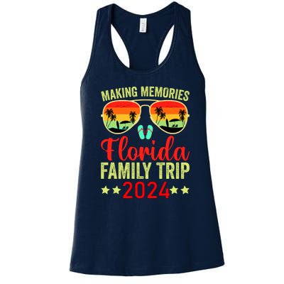 2024 Florida Family Trip Vacation Women's Racerback Tank