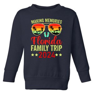 2024 Florida Family Trip Vacation Toddler Sweatshirt